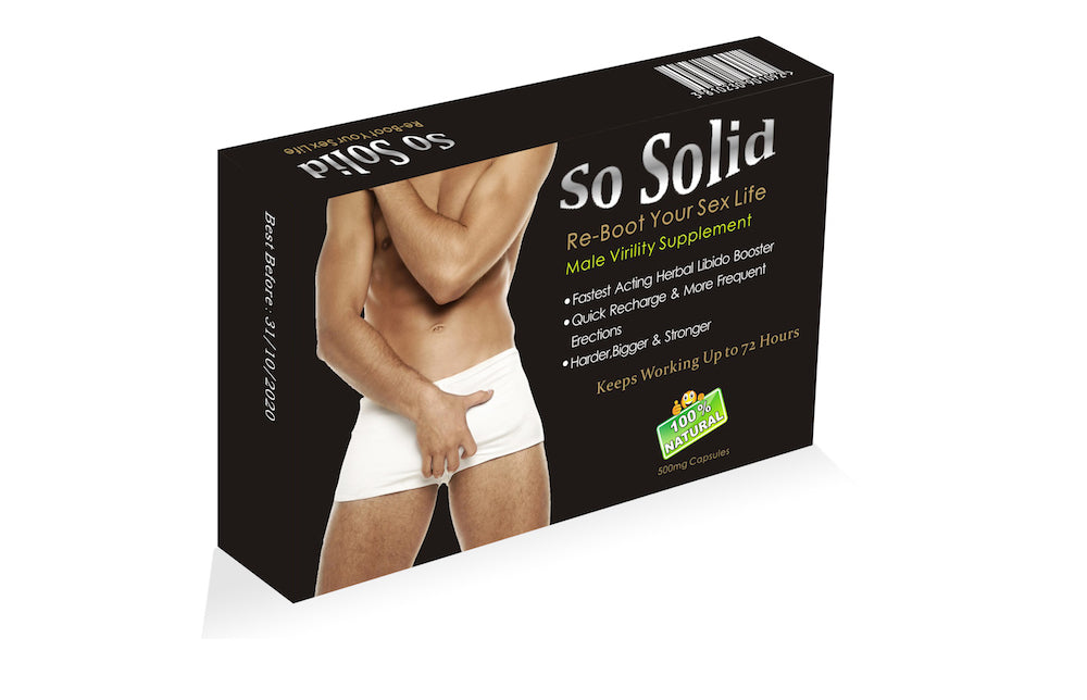 So Solid Herbal Male Virility Capsules 450mg x 6