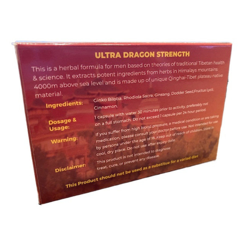 Ultra Dragon Strength Libido Capsules 450mg x 12