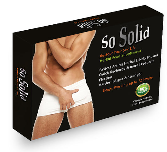 So Solid Herbal Male Virility Capsules 450mg x 12