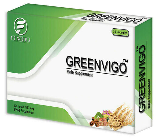 GreenVigo Male Virility Performance Capsules 450mg  x 10